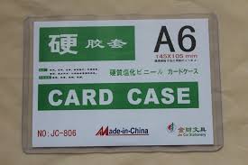 Did you scroll all this way to get facts about plastic card sleeve? A6 Horizontal Hard Plastic Card Badge Holder Pvc Hard Plastic Sleeve Work Permit Card Badge Holder Badge Holdercard Badge Aliexpress