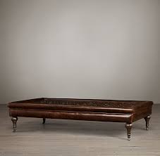 Style is what you make it, in life and at home. Tufted Leather Coffee Ottoman