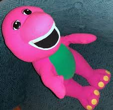 Vintage Talking Barney The Dinosaur Plush Stuffed Toy Doll 71245 Playskool 1992 Ebay Barney The Dinosaurs Dinosaur Plush Barney