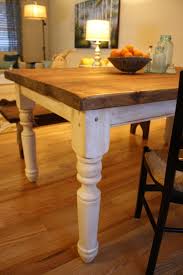 Painted Distressed And Glazed Base With 8 4 Inch Pine Top Farm Table Table Rustic Dining Table