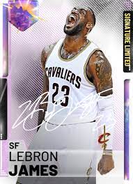 Lebron James Signature Limited 2k19 Galaxy Opal Lebron James Lebron Lebron James Cleveland