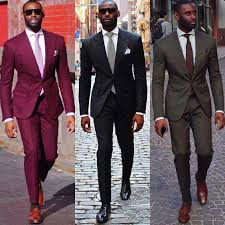 Don't just fit in, find your own perfect fit. 1 Best Mens Wedding Suits Wine Grooms Suit Black Gray Ash Mens Suit Africa Blooms