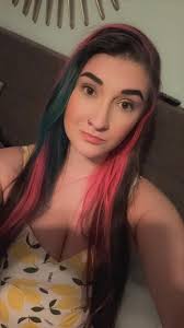 Altered Precious Moments Figurine with Crazy Hair