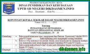 Sk bendahara bos sma 2019. Sk Bendahara Bos Tahun 2021 2022 Sd Smp Sma Smk Dikdasmen Info