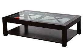 Modern black glass coffee table. Lot 645 A Contemporary Black Framed Glass Coffee