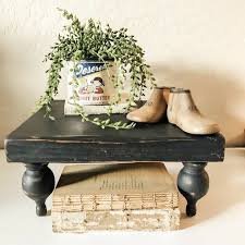 How To Make Your Own Wooden Farmhouse Riser In One Afternoon Diy Cheap Farmhouse Decor Diy On A Budget Mini Table