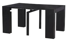 Minimax Extendable Space Saving Table Transforms Console To Seat 12 Minimax Decor The red refreshes the design bellow as well, diminishing the rigid cold feel of the room and making it more joyful and personal.