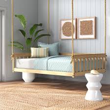 Hanging beds have fired up quite a trend in the recent interior décor market, and it's not surprising at all! Hanging Bed Wayfair