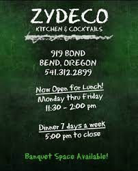 1 Restaurant In Bend As Per Yelpers Super Popular But Not Kid Friendly So Go At Lunchtime Downtown Near Drake Zydeco California Travel Road Trips Cocktails