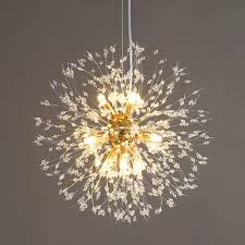 Maybe you would like to learn more about one of these? Vikaey Dandelion Crystal Chandeliers 9 Light Firework Modern Sputnik Chandelier Ceiling Light Fixture Pendant Lighting For Dining Roo