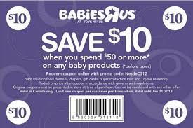Babies R Us 10 Off 50 Printable Coupon Printable Coupons Free Printable Coupons Babies R Us