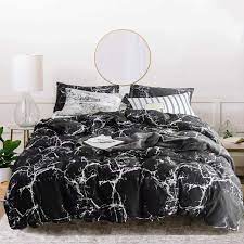 Maybe you would like to learn more about one of these? Amazon Com Jumeey Marble Comforter Set Queen Black Marble Bedding Set Full Black And Grey Comforter Men Women Boys Abstract Black Comforter Set Queen Modern Black White And Gray Bedding Comforter Sets Quilt