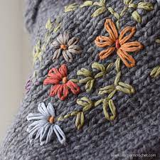 See more ideas about embroidery patterns, hand embroidery, embroidery. Frida Shawl And My Embroidery On Knit Adventure Wool Embroidery Knitting Hand Embroidery