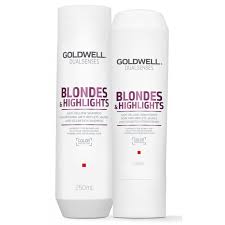 Goldwell dualsenses blondes and highlights shampoo. Goldwell Dualsenses Blondes Highlights Anti Yellow Set Shampoo 250ml Conditioner 200ml