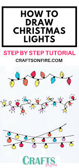 How To Draw Christmas Lights Easy Step By Step Tutorial Craftsonfire Related searches:christmas cartoon couple cartoon christmas lights christmas tree christmas border merry christmas christmas decoration cartoon character cartoon cloud. how to draw christmas lights easy step
