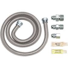 This gas dryer connector kit is designed to fit most major brand gas dryers. Ge 48 In Universal Gas Dryer Connector Kit Pm15x104ds The Home Depot