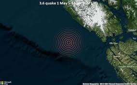 Seismic instruments indicate the earthquake originated at a depth of 20 miles (32.2 kilometers). Quake Info Light Mag 3 4 Earthquake Gulf Of Alaska 129 Mi West Of Juneau Alaska Usa On Saturday 1 May 2021 5 53 Am Gmt 8 Volcanodiscovery