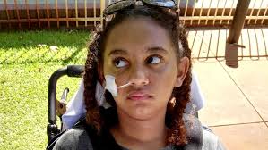Denishar Woods loses her sight but defies expectations after electric  shock, family says