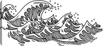 Gallery Direct Fine Art Prints 458031239 By Getty Ocean Drawing Wave Drawing Sea Drawing