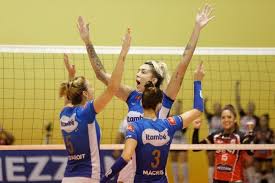 Greco a., marinelli c., fusconi m., macri g. Minas E Praia Clube Sao Os Finalistas Da Copa Brasil Feminina De Volei Gzh