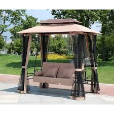 Uno dei complementi di arredo outdoor indispensabili è sicuramente un dondolo da giardino. Dondolo Letto Con Tendine Zanzariera E Cappotta Beige Harem Brico Casa