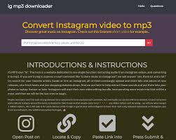 Igmp3 Download Instagram Video To Mp3 Converter Savetube Org