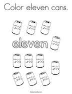 Plus coloring tutorials, live coloring events, giveaways,. Number 11 Coloring Pages Twisty Noodle