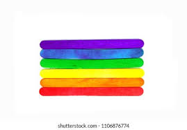 Download popsicle stick stock vectors. Popsicle Sticks Rainbow Color Isolated Lgbt Stock Photo Edit Now 1106876774