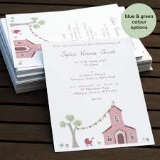 May today be a special and memorable one. Personalised Christening Or Baptism Invitations By Molly Moo Designs Notonthehighstreet Com