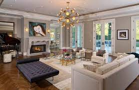 Elegant, simple, and right smack dab in the middle of modern and traditional. Mansion Living Room Design Ideas Styles And Decoration Tips