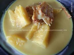 Nenas ikan masin talang cilin blender serbuk kari bawang merah bawang putih daun kari herba campur. Masak Lemak Nenas Ikan Masin Syamimi Saad Dot Com