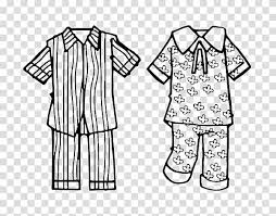 Clothing printable activities for kids. Pajamas Coloring Book Clothing Sleeve Line Art Pijamas Transparent Background Png Clipart Nohat Free For Designer