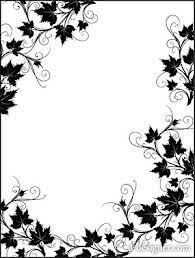 Black And White Border Photo Frame Design Black And White Border Designs For Projects Google Search Clip Art Borders Black And White Flowers Border Design