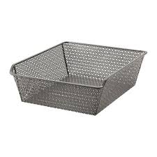 Komplement Metal Basket With Pull Out Rail Dark Gray 19 5 8x22 7 8 Ikea Metal Baskets Ikea Ikea Komplement