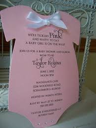 Baby shower invitations honoring mom or baby. Think Pink Baby Shower Invitation Custom By Beautifullyinviting 2 20 Baby Shower Invites For Girl Baby Shower Invitations Etsy Baby Shower Onesie