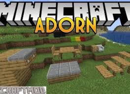 Minecraft Adorn Mod 1 16 1 In 2020 Mod Furniture Decorating Your Home Minecraft