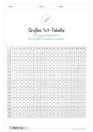 Download as pdf, txt or read online from scribd. Grosses Einmaleins Materialguru
