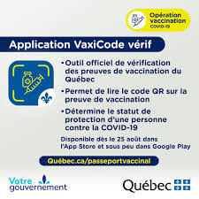 On wednesday, quebec released the applications that will be used to power its vaccine passport system on apple devices: V0mjkq0e3hem2m