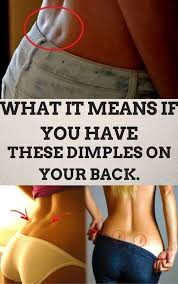 What It Means If You Have These Dimples On Your Back With Images Fitness Healthy Lifestyle Dimples How To Find Out