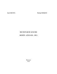 Cifra de afaceri a, o cifră de în consecință, franța a comunicat comisiei cifra de afaceri efectiv realizată în 2007. Pdf Dictionar De Afaceri Roman Englez Rus Andreea Choco Academia Edu
