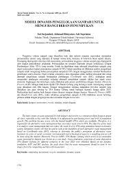 Contoh teks hasil observasi tentang sampah anorganik 3. Pdf Model Dinamis Pengelolaan Sampah Untuk Mengurangi Beban Penumpukan