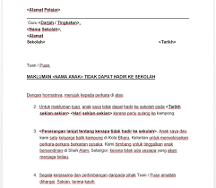 Surat keterangan rekomendasi cuti melahirkan dari dokter rumah sakit pelita. Download 6 Contoh Surat Rasmi Tidak Hadir Sekolah Kuliah Melur Net