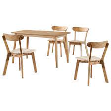 Local pickup available from zip code 10011. Chugach Solid Wood Dining Table Set With 4 Chairs Masons Home Decor