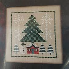 Birds Of A Feather Winter Home Counted Cross Stitch Chart