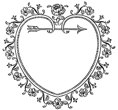 Pin By Ranee L On Digital Black And White Clip Art Vintage Vintage Valentines Clip Art