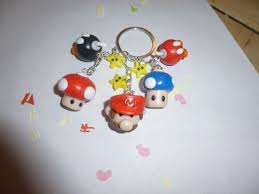 Porte Cle Mario En Pate Fimo Fimo Pate Fimo Porte Cle