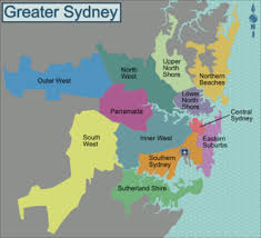 Image Result For Sydney Map Regions Sydney Sydney Map North Shore