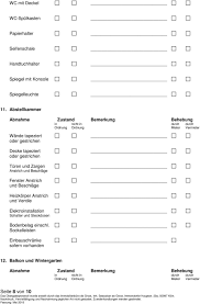 Das übergabeprotokoll für das haus darf nicht fehlen, denn es enthält wesentliche informationen zu etwaigen mängeln und zählerständen. Ubergabeprotokoll Fur Eine Wohnung Pdf Kostenfreier Download