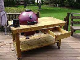 Httom S Akorn Table Do It Yourself Kamado Guru Grill Table Bbq Table Kamado Table