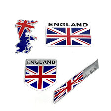 The tudor rose is a common sight in england even today. Heat Resistant Aluminium Alloy England Uk Flag Union Jack Shield Emblem Badge Decal Sticker For Lotus Mg Chevrolet Ford Skoda Vw Car Stickers Aliexpress